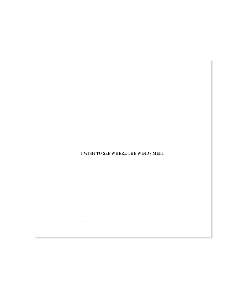 I wish to see where the winds meet