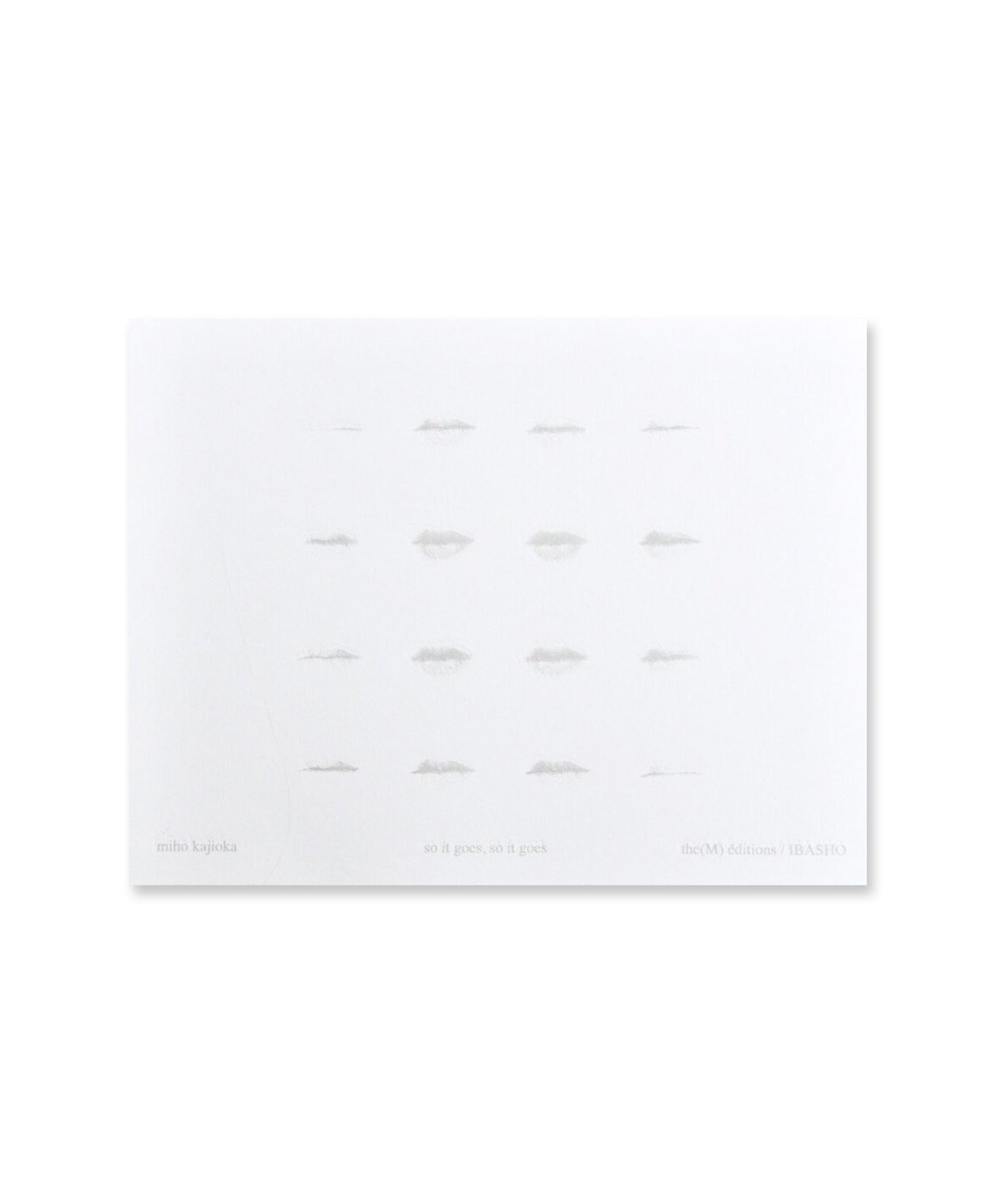 MIHO KAJIOKA _SO IT GOES SO IT GOES