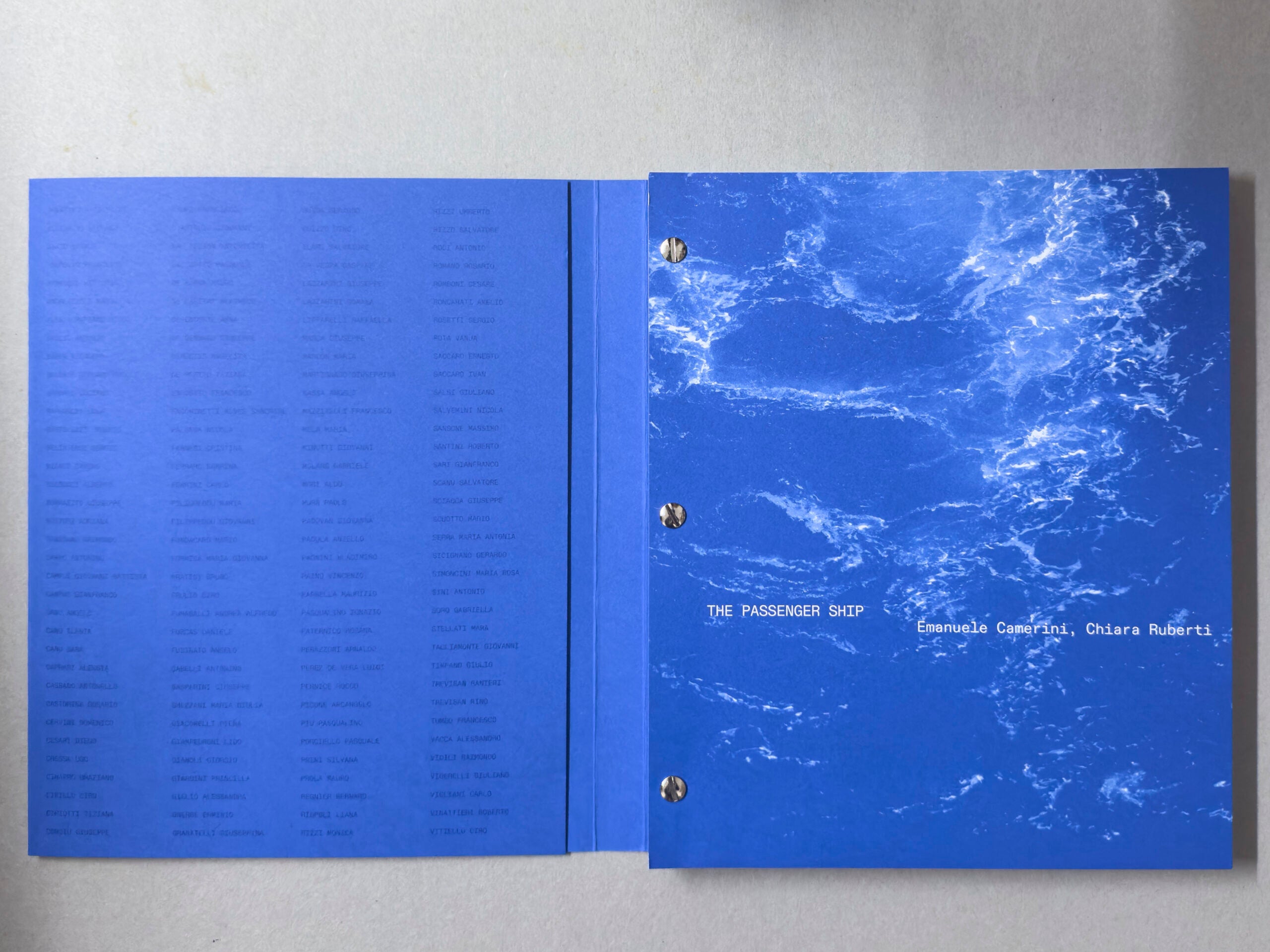 Emanuele Camerini & Chiara Ruberti - The Passenger Ship
