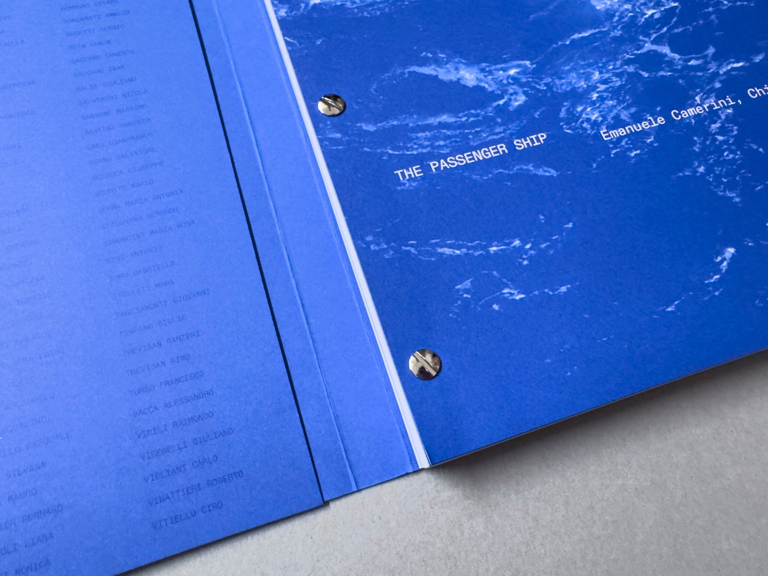 Emanuele Camerini & Chiara Ruberti - The Passenger Ship