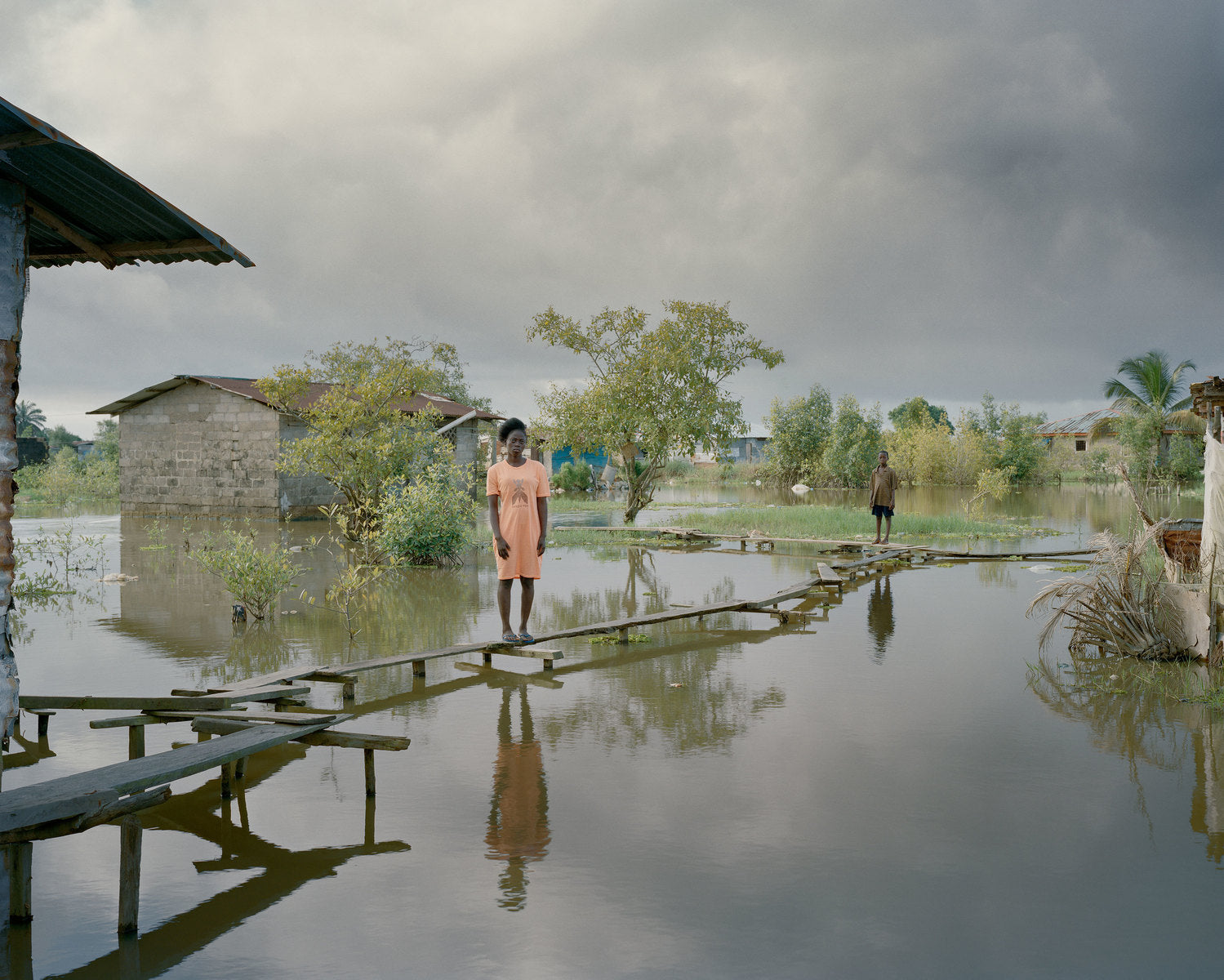 Kemah et Jefferson, Slipway community, Monrovia.